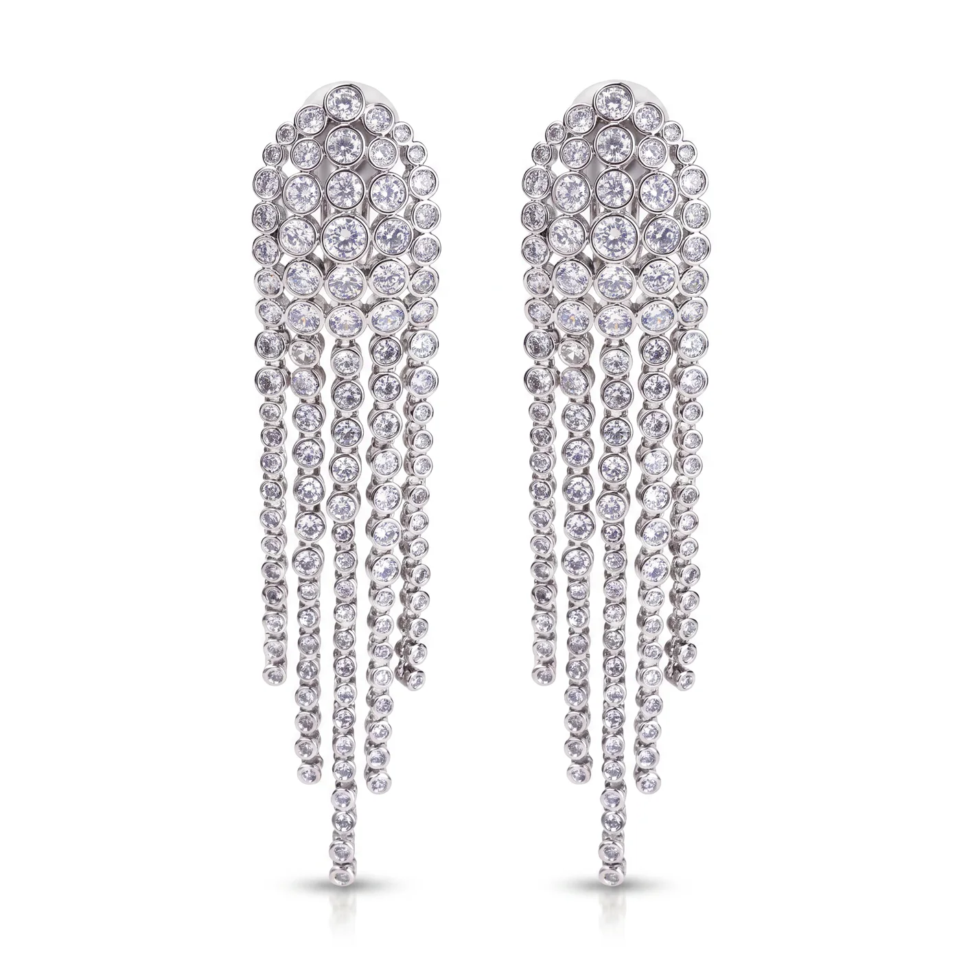 Finished tassel earrings from a custom jewelry case