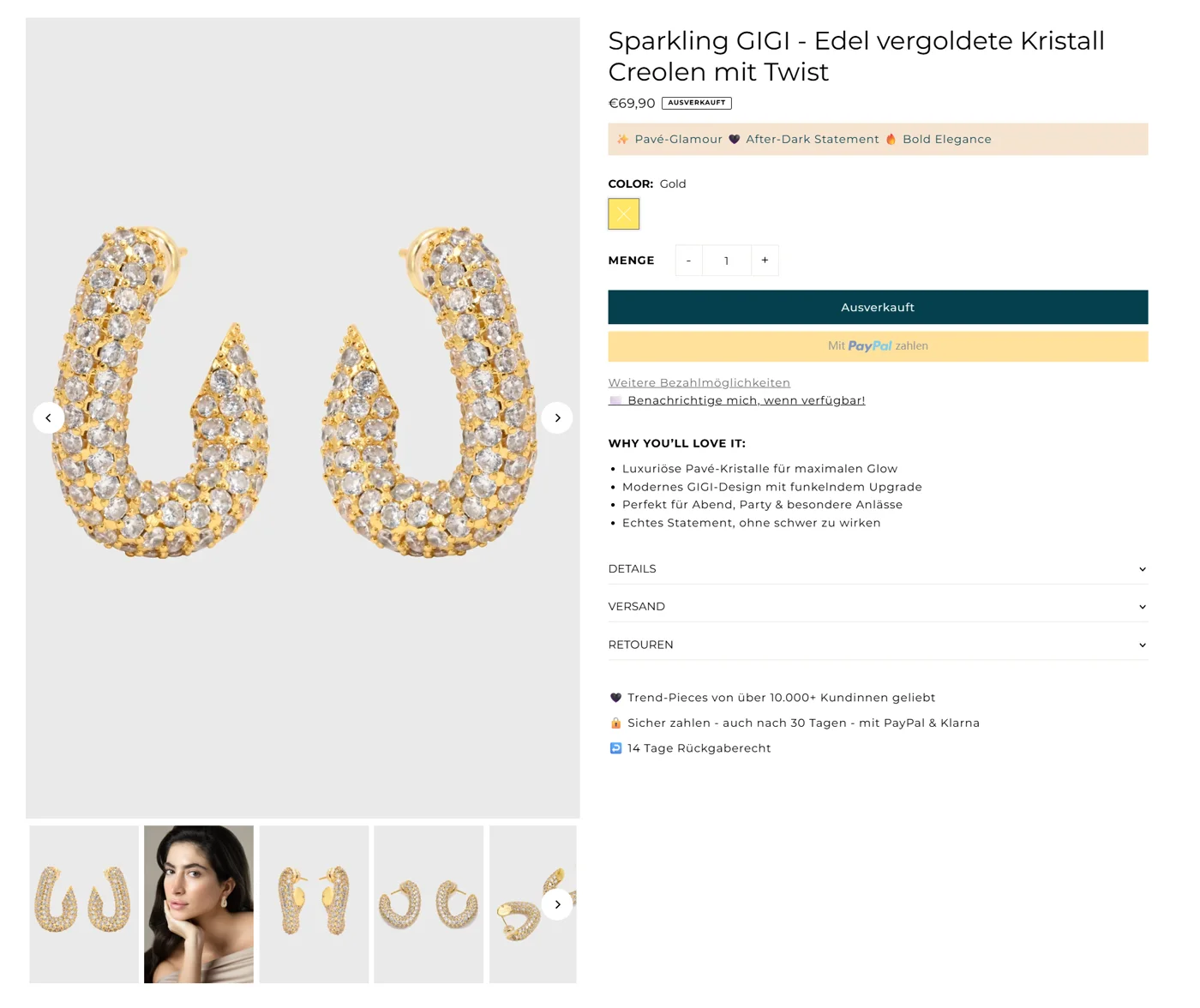 Product reference from a custom jewelry case